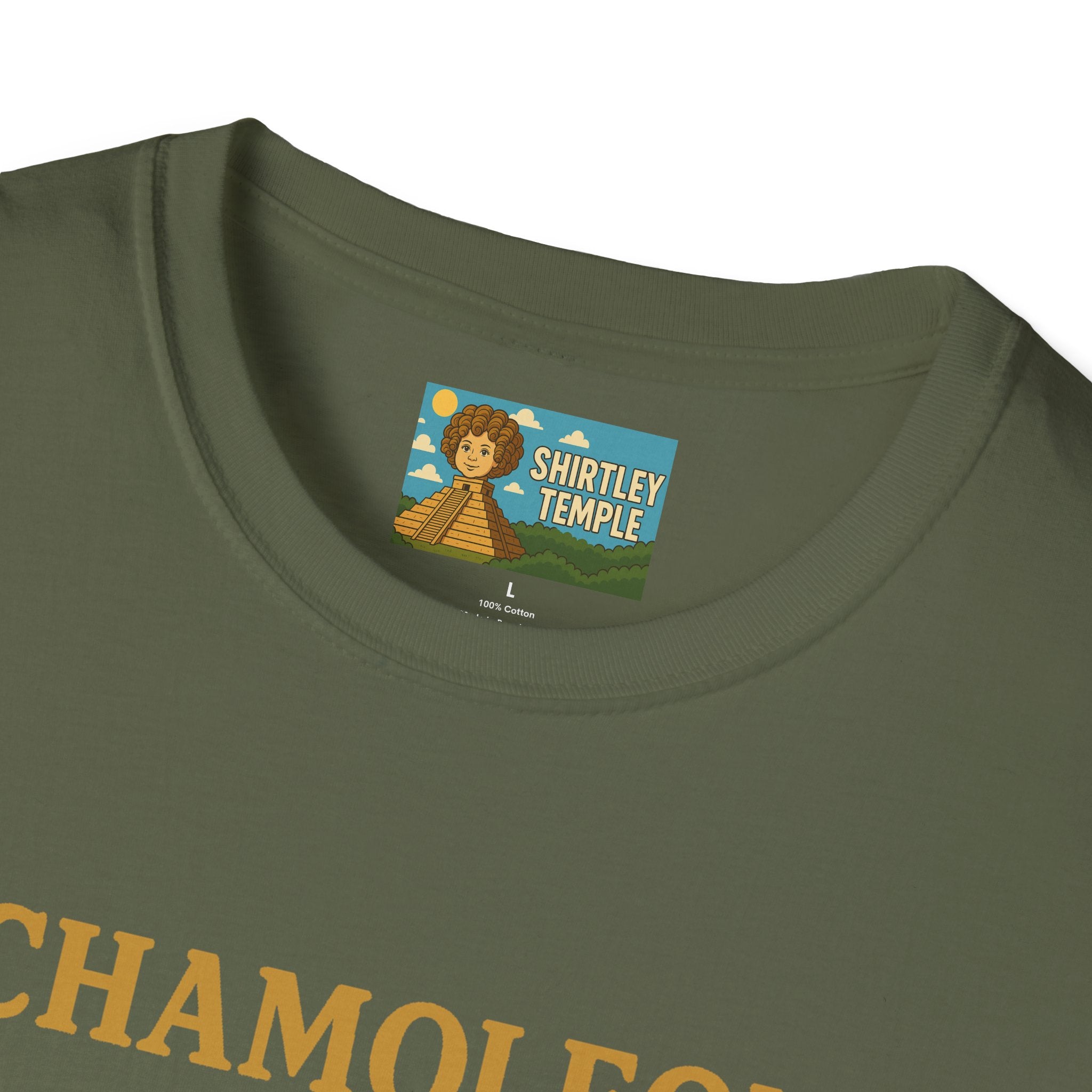 Chamoleon Funny Wordplay Parody Unisex T-Shirt, Napoleon Bonaparte Chameleon Tee Shirt Apparel