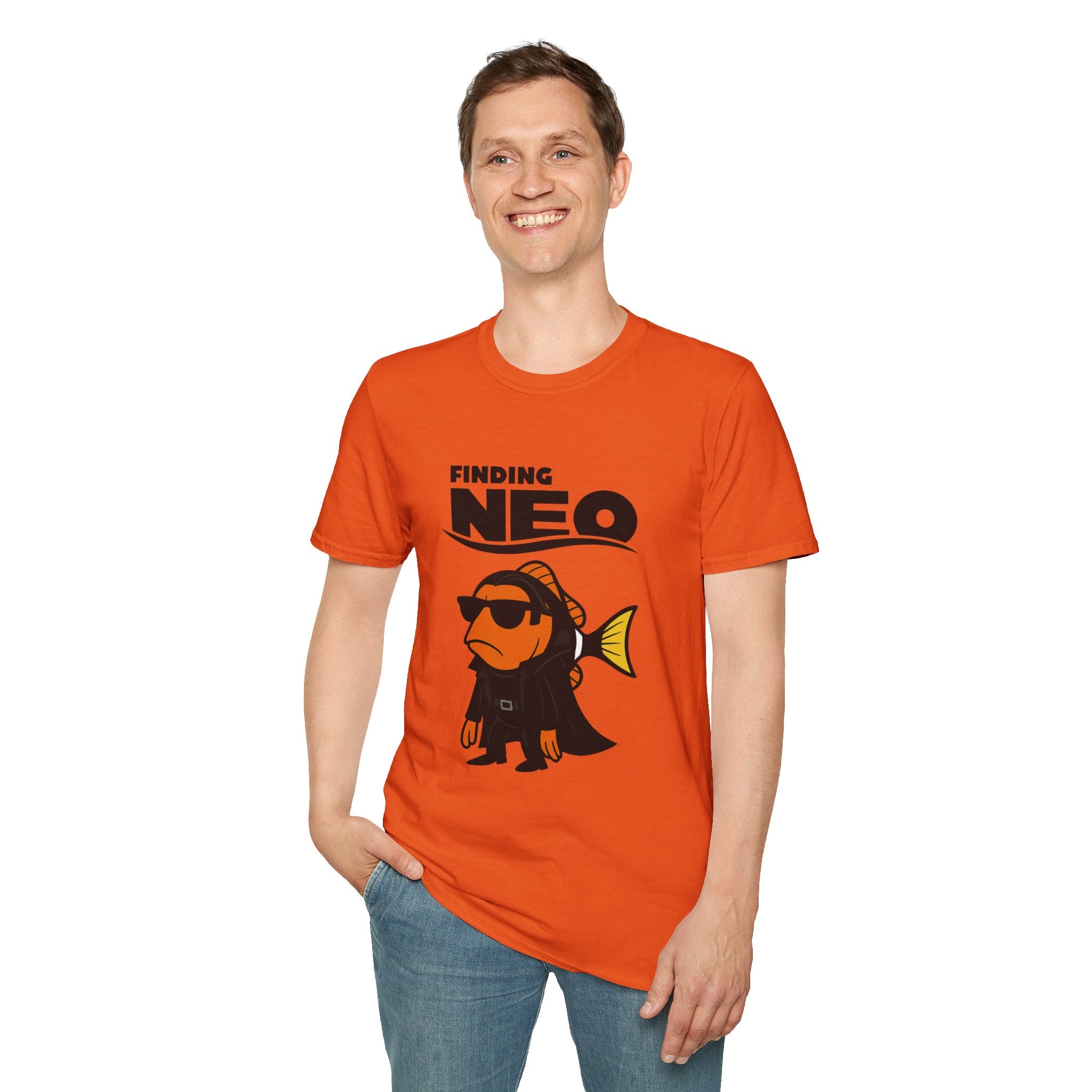 Finding Neo funny mashup shirt matrix and finding nemo