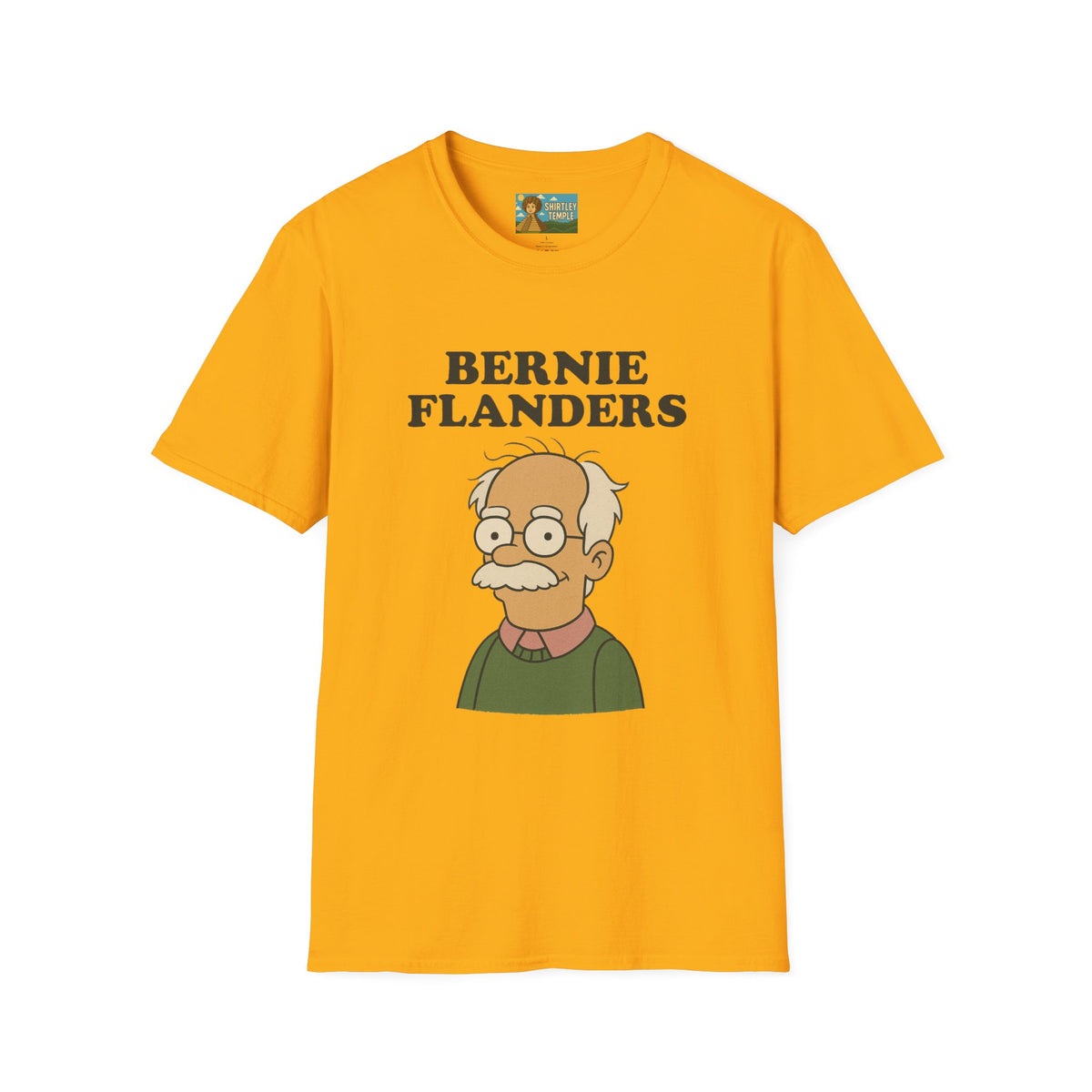 Bernie Flanders funny mashup simpson's style Bernie Sanders and Ned Flanders wordplay nerd gift unisex tee