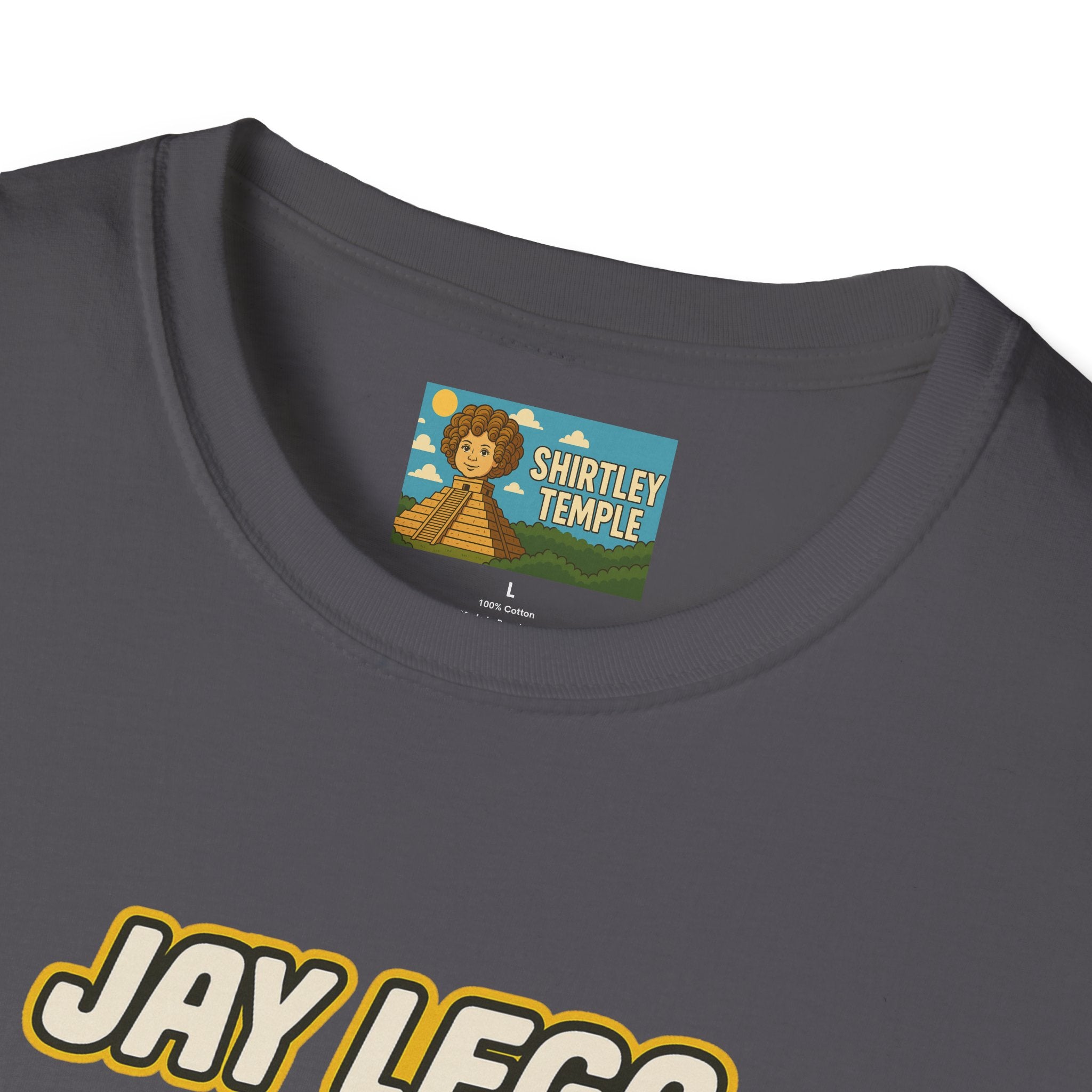 Jay Lego Funny Shirt Parody Apparel, Comedy Tribute, Lego Person, Jay Leno Mashup