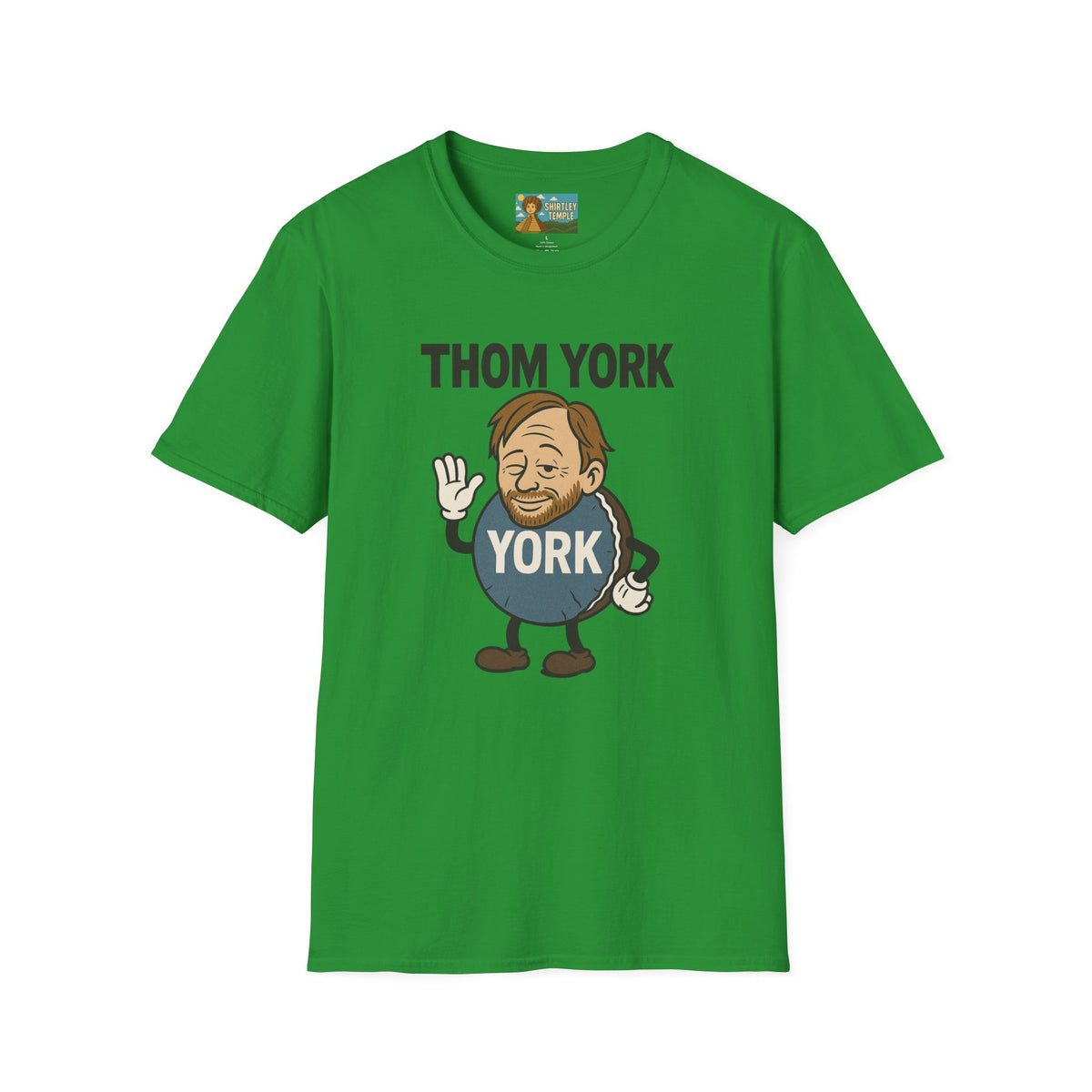 Thom York Peppermint Patty T-Shirt, Radiohead Musician Gift, Alternative Rock Tee, Funny Singer Shirt, Softstyle Unisex Top