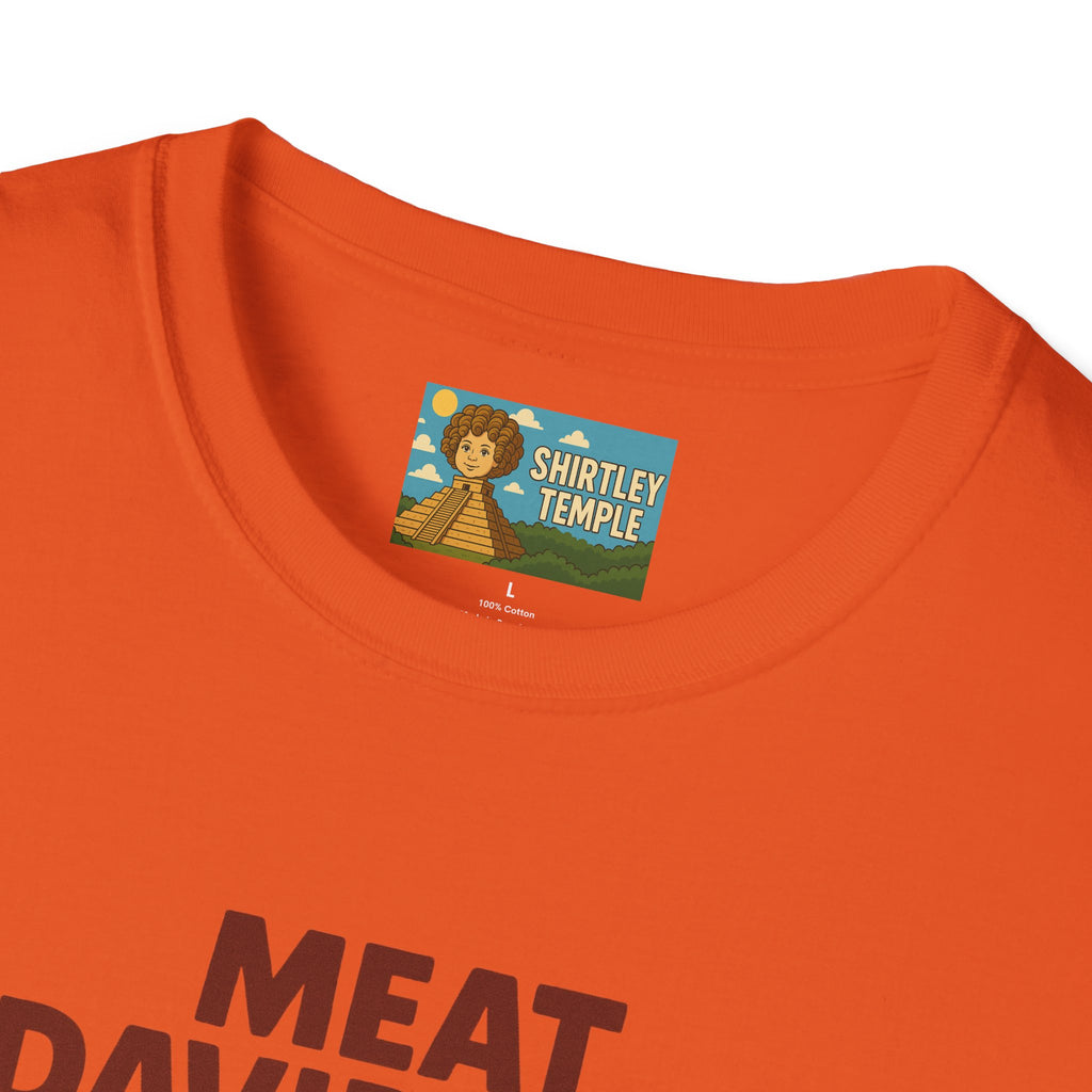 Meat Davidson Funny T-Shirt, Pete Davidson Parody Shirt, Comedian Mashup Tee, Unisex Humor Top, Comedy Fan Gift