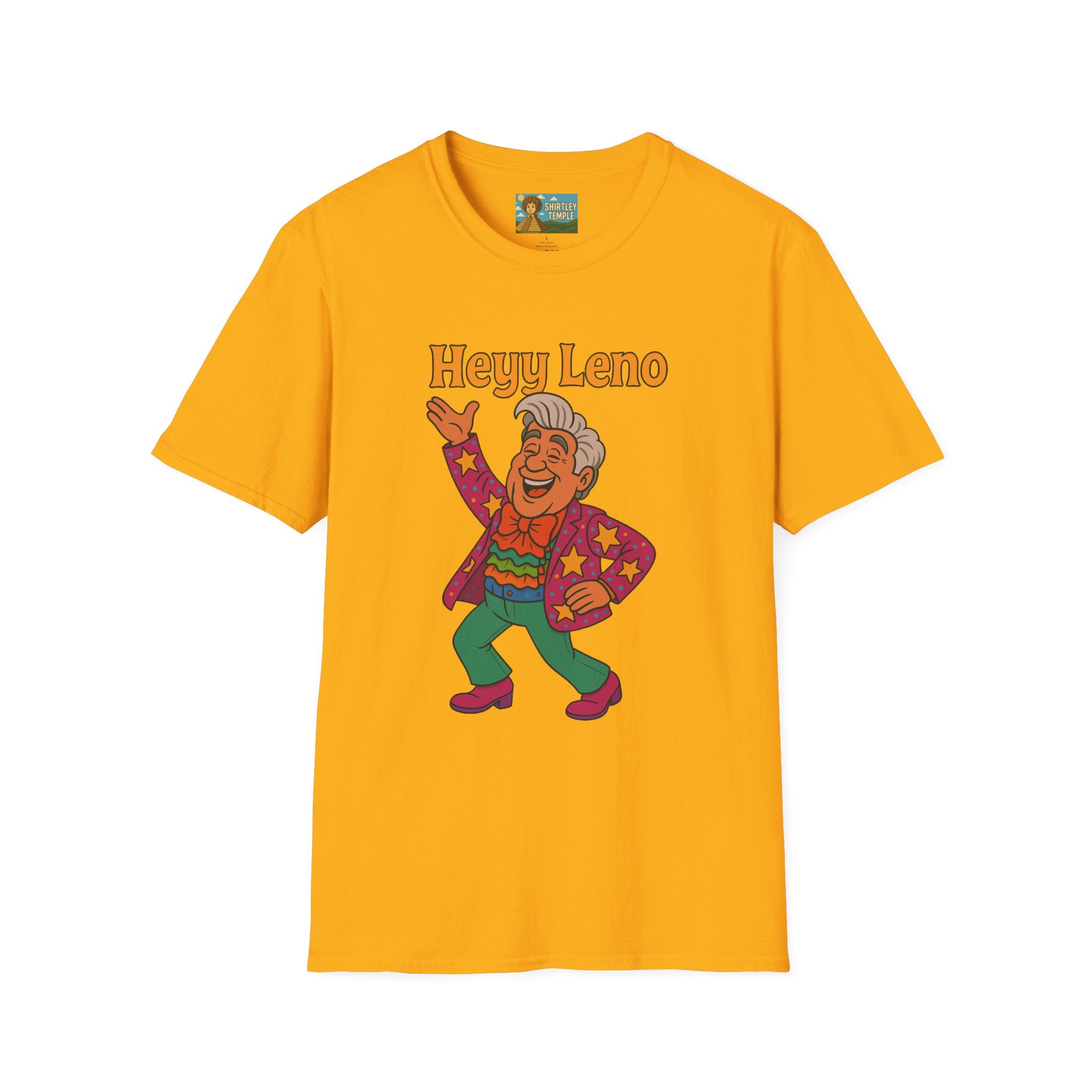 Heyy Leno funny shirt Jay leno parody tribute with extra flair