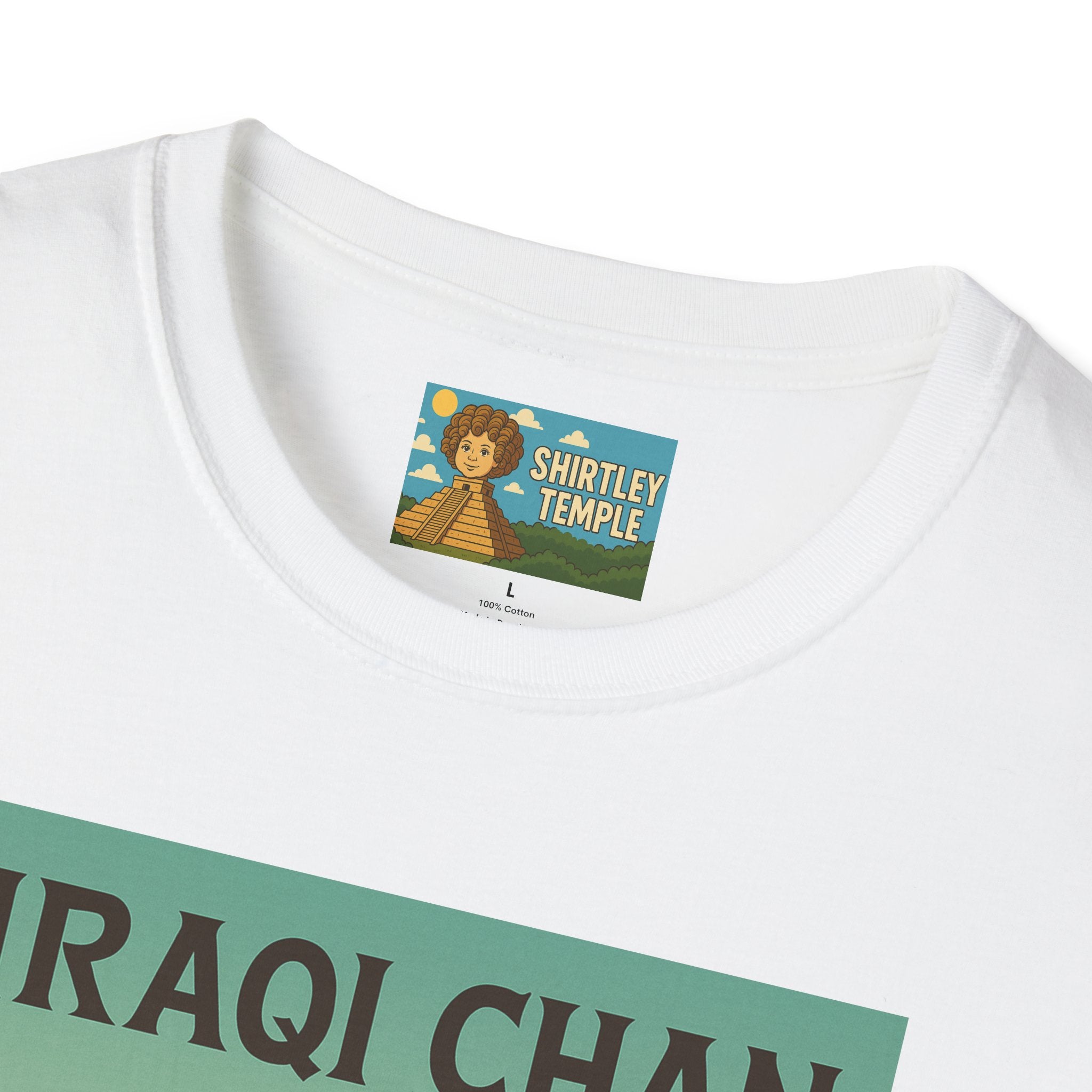 Iraqi Chan Unisex T-Shirt, Funny Jackie Chan Parody Apparel, Comedy Tribute Tee, Mashup Shirt