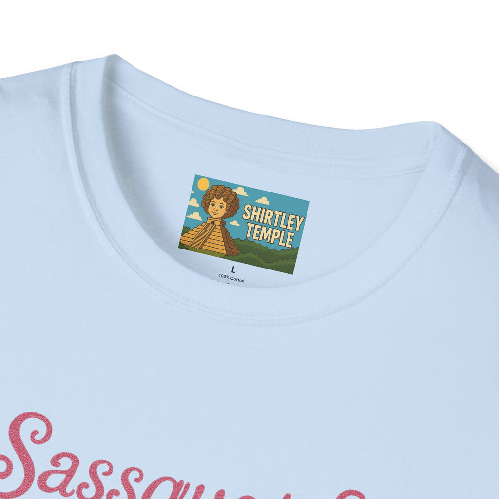 Sassquatch Unisex T-Shirt, Funny Sasquatch Shirt with Sassy Flair, Comedy Parody Tee, Wordplay Design, Bigfoot Graphic Shirt