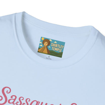 Sassquatch Unisex T-Shirt, Funny Sasquatch Shirt with Sassy Flair, Comedy Parody Tee, Wordplay Design, Bigfoot Graphic Shirt