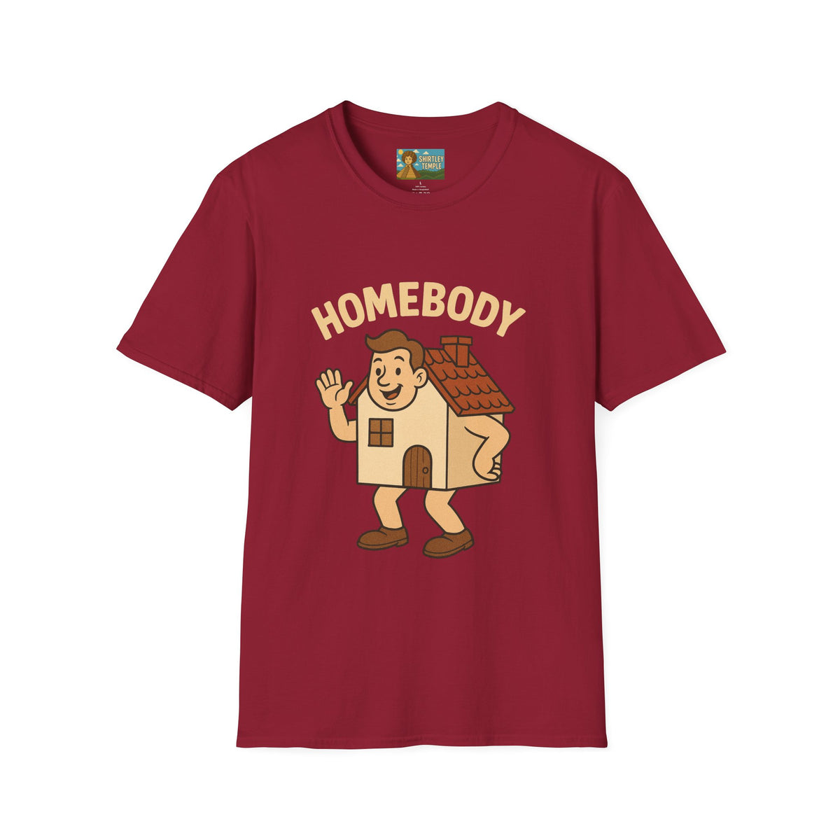 Homebody funny shirt wordplay pun literal home for a body