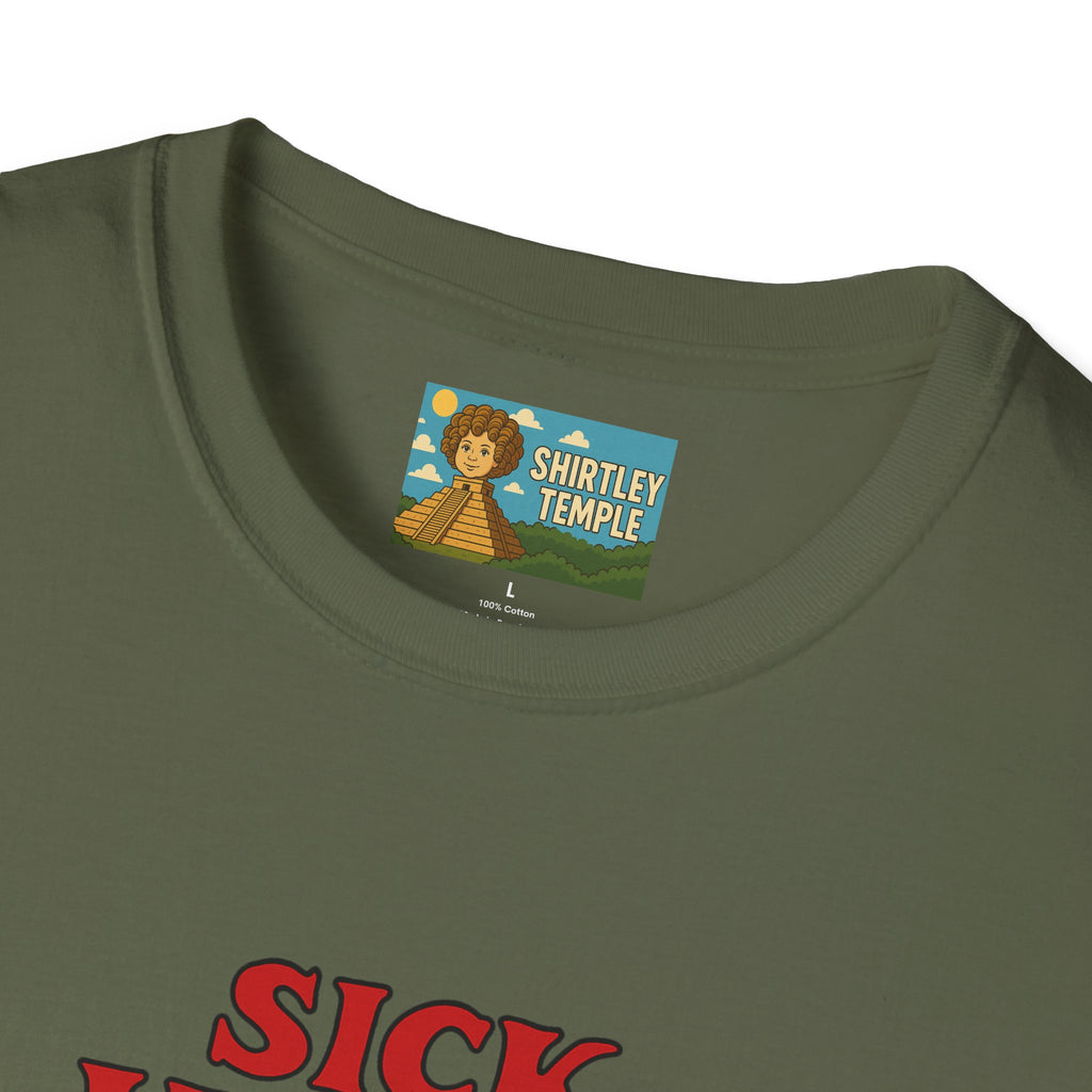 Sick Jagger funny shirt parody comedy tribute sick singer mick wordplay