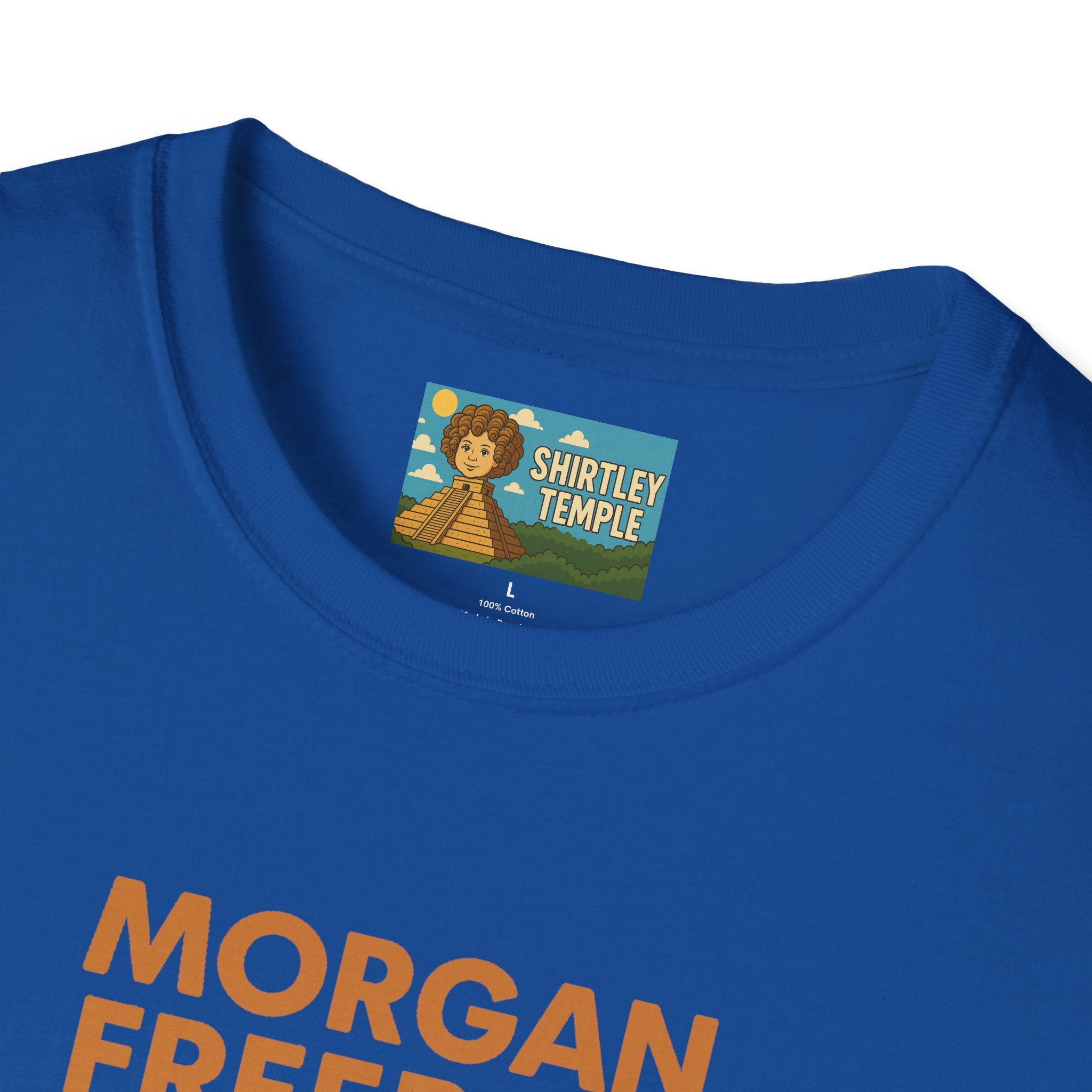 Morgan Freeboy Tribute T-Shirt, Funny Parody Tee, Morgan Freeman Wordplay Shirt, Unisex Softstyle, Gift for Comedy Lovers, Pop Culture Top