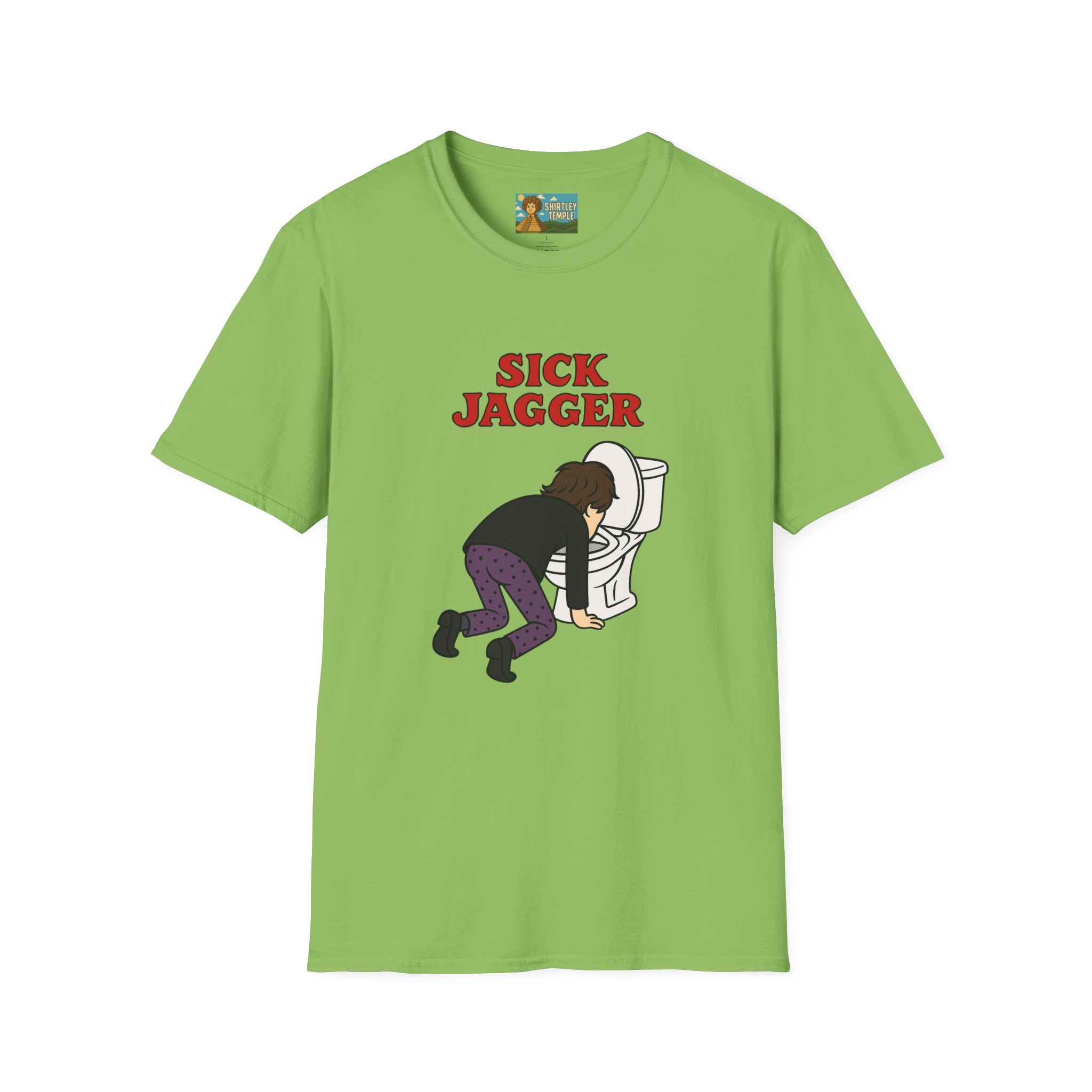 Sick Jagger funny shirt parody comedy tribute sick singer mick wordplay