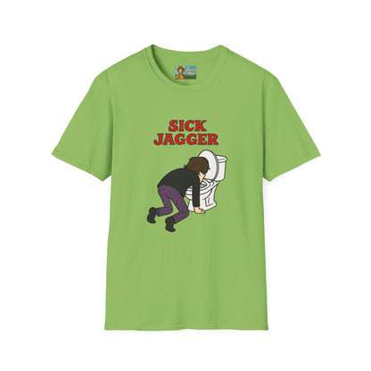 Sick Jagger funny shirt parody comedy tribute sick singer mick wordplay