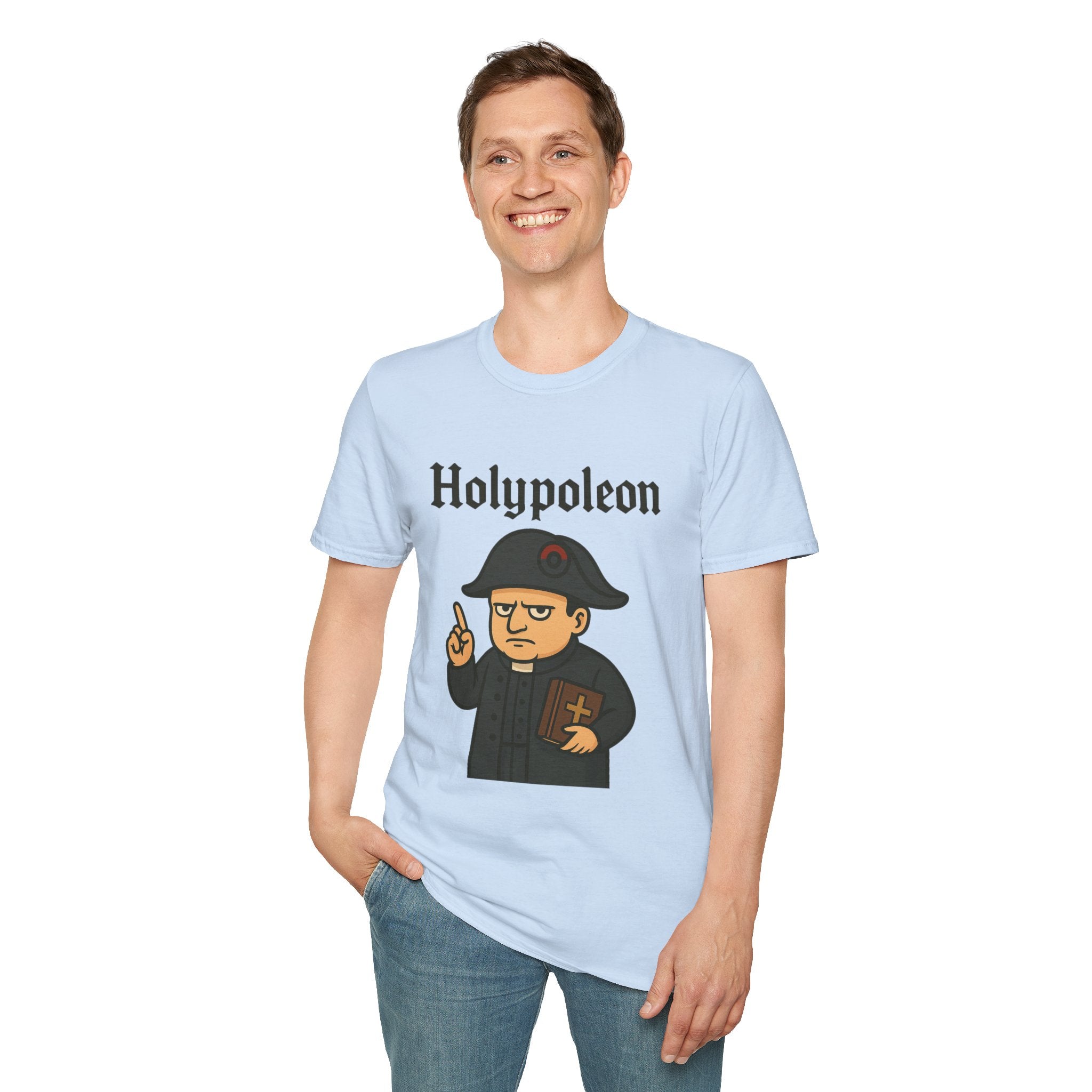 Holypoleon funny shirt mashup wordplay napoleon and a priest