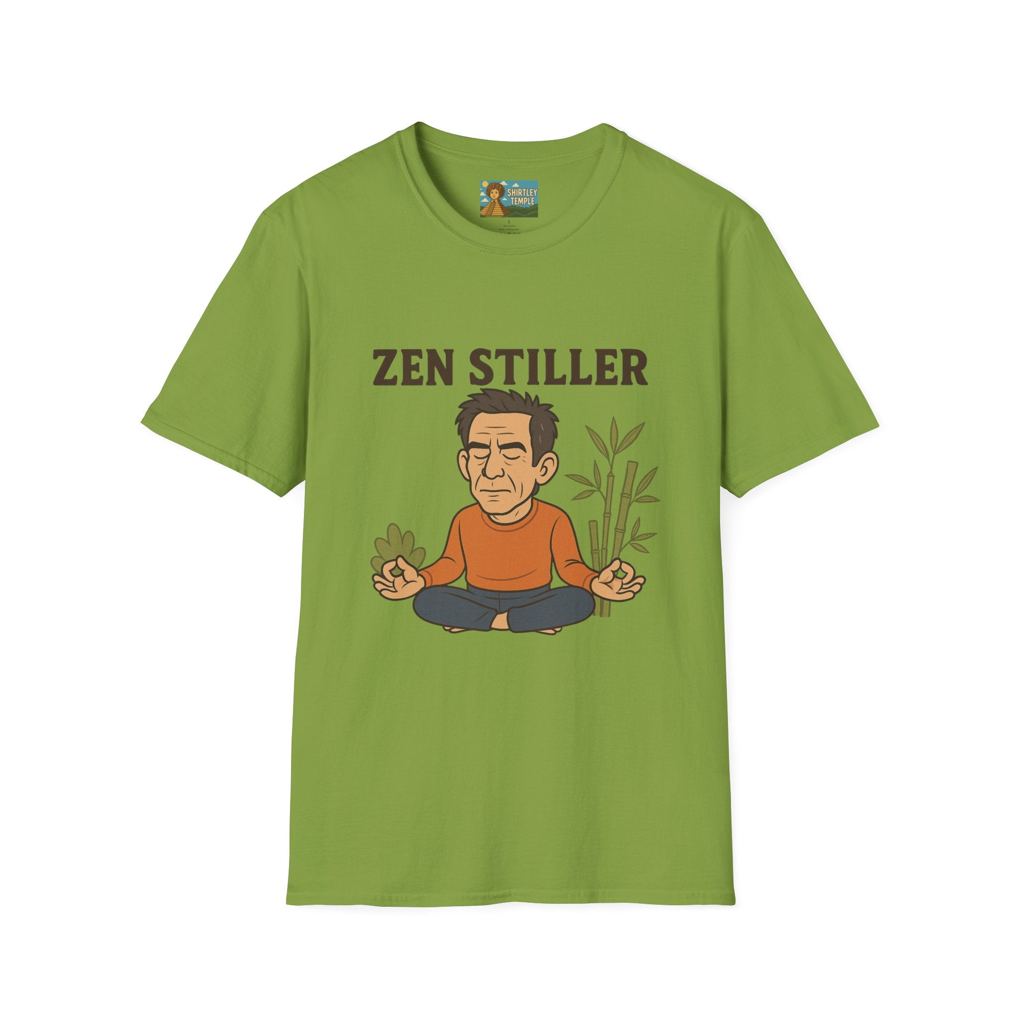 Zen Stiller Softstyle T-Shirt, Ben Tribute Actor Wordplay Tee, Laugh Gift Idea