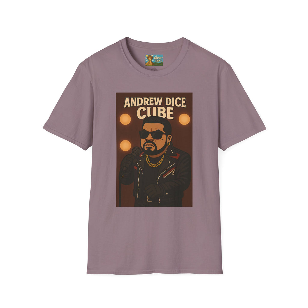 Andrew Dice Cube funny mashup Comedian T-Shirt, Humorous Wordplay Tee, Unisex Softstyle Top