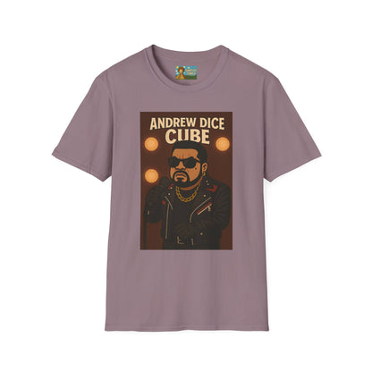 Andrew Dice Cube funny mashup Comedian T-Shirt, Humorous Wordplay Tee, Unisex Softstyle Top