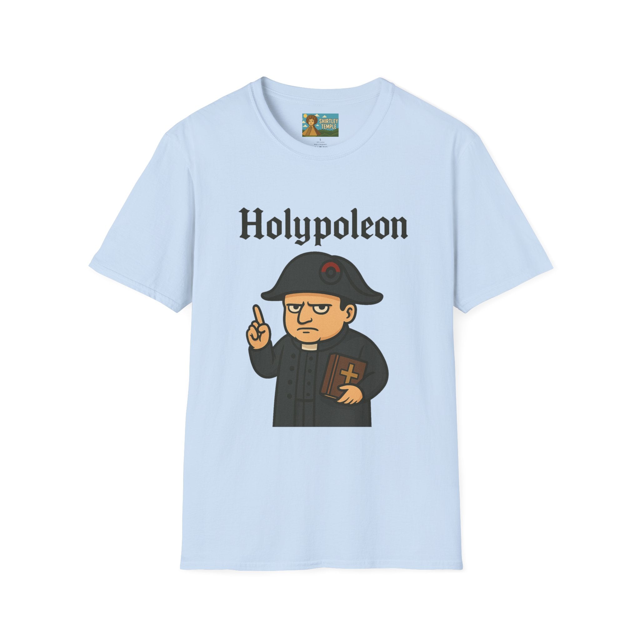 Holypoleon funny shirt mashup wordplay napoleon and a priest