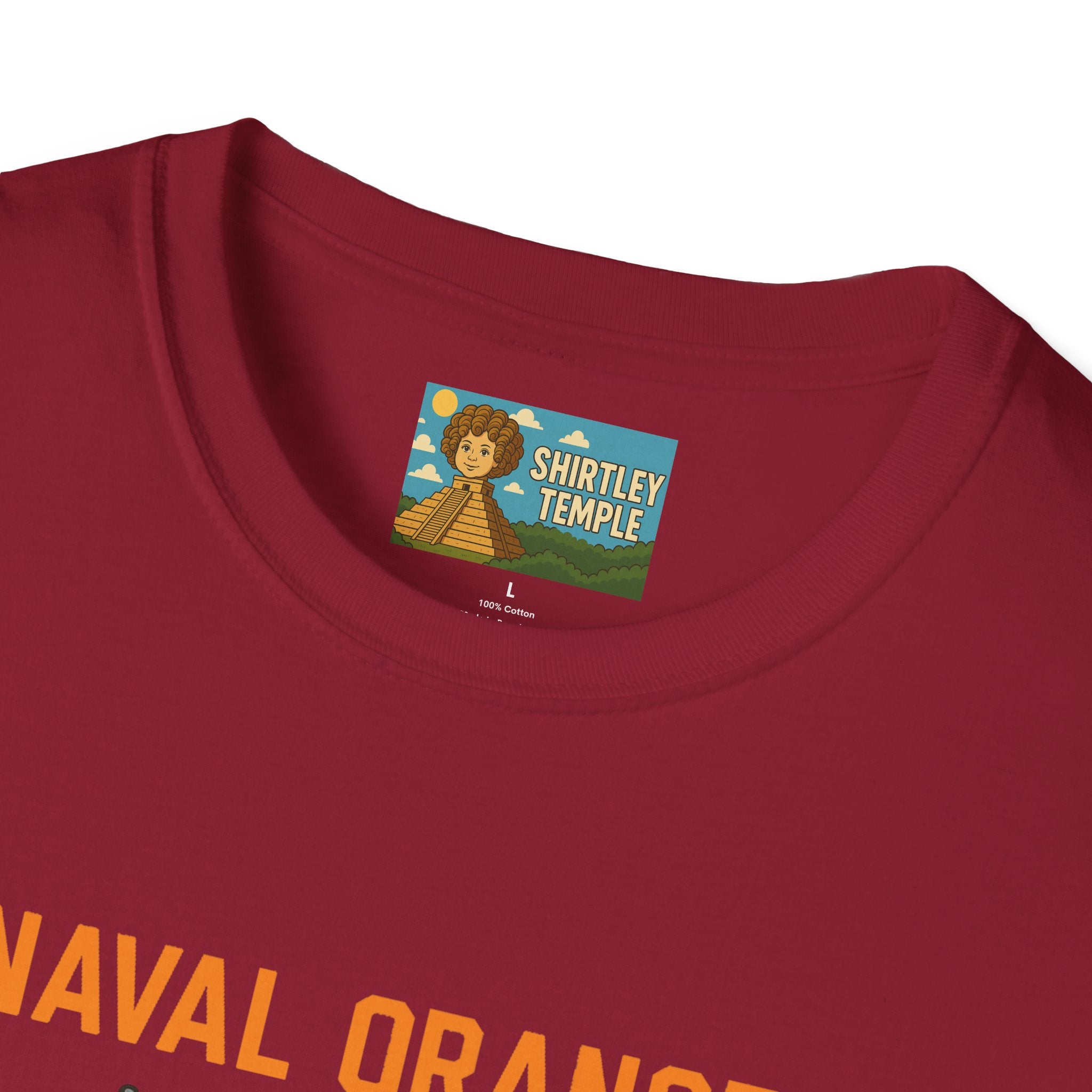 Naval Oranges Unisex Softstyle T-Shirt, Funny Shirt Parody Wordplay Mashup, Navy People Comedy Pun Punny, Navel Oranges Tee, Citrus Humor