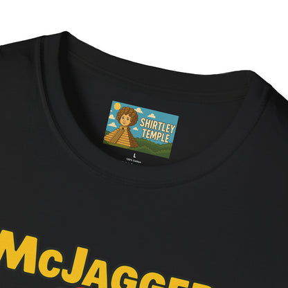 McJagger funny shirt parody tribute wordplay comedy pun