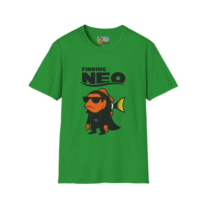 Finding Neo funny mashup shirt matrix and finding nemo
