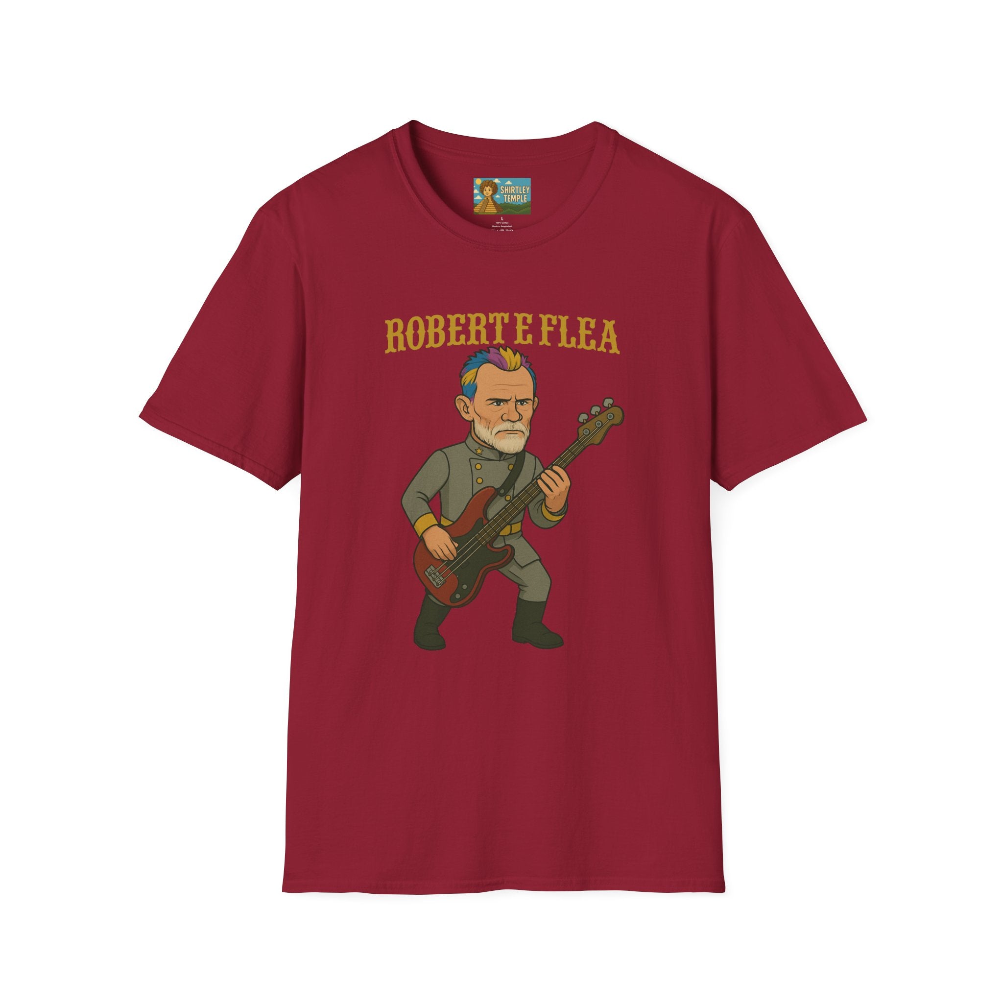 Robert E Flea Funny Unisex T-Shirt, Mashup Parody Comedy Tee, Robert E Lee and Flea Shirt, Humorous Graphic Tee, Gift for Comedy Lovers