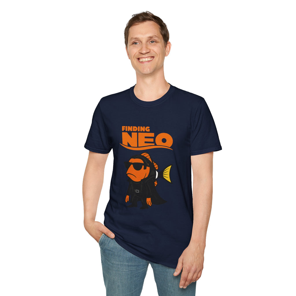 Finding Neo funny mashup shirt matrix and finding nemo