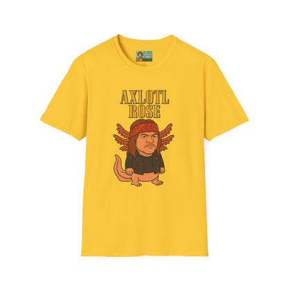 Axlotl Rose funny mashup of Axle Rose and an axolotl. guns 'n' roses biology nerd gift