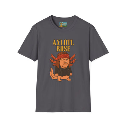 Axlotl Rose funny mashup of Axle Rose and an axolotl. guns 'n' roses biology nerd gift