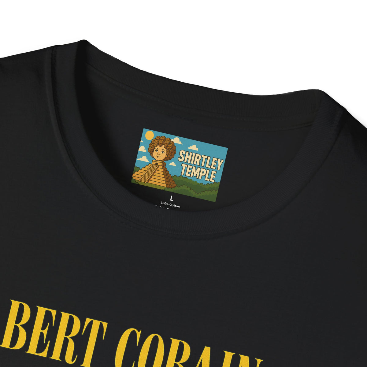 Bert Cobain funny mashup Kurt Cobain and Bert from sesame street wordplay unisex gift tee music lover