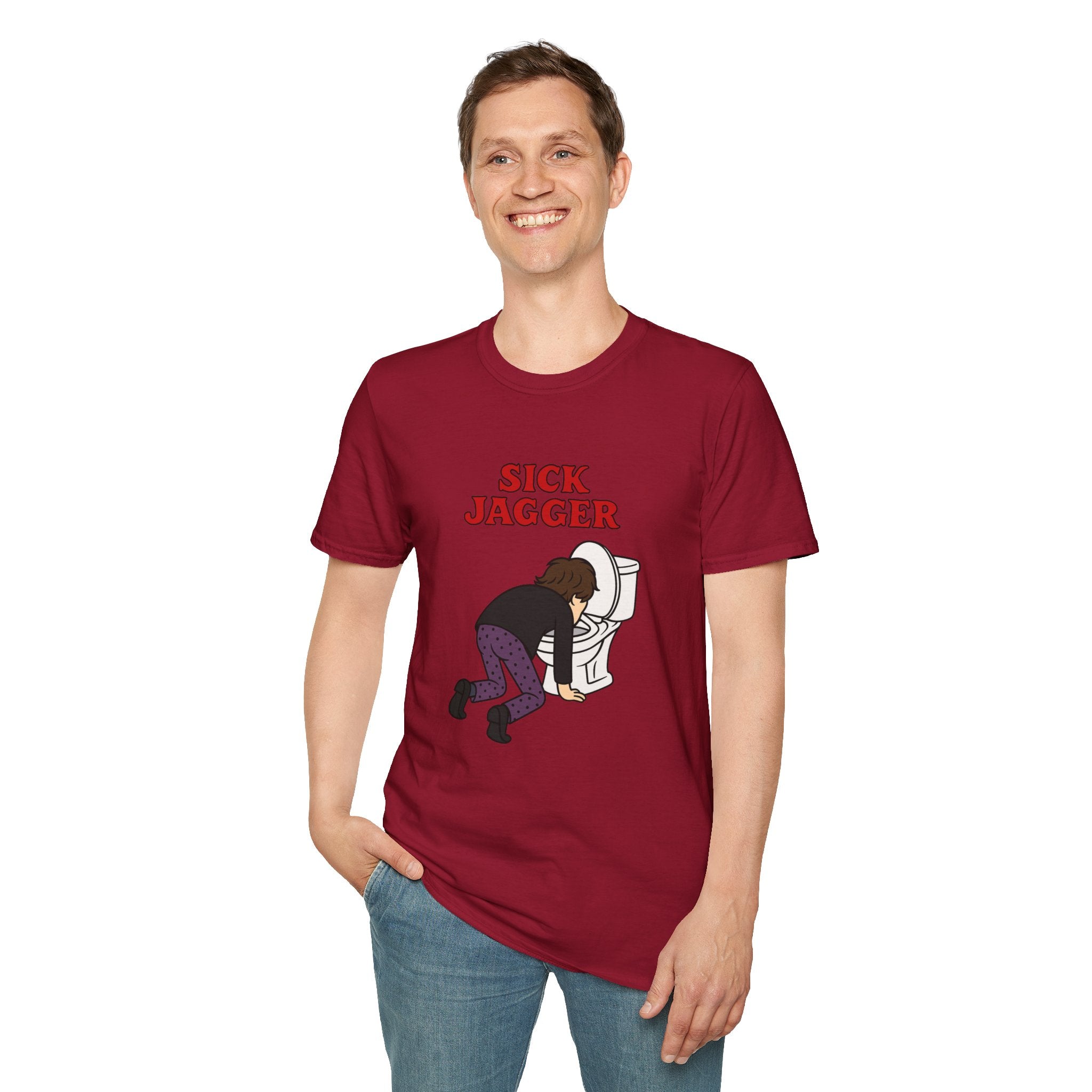Sick Jagger funny shirt parody comedy tribute sick singer mick wordplay