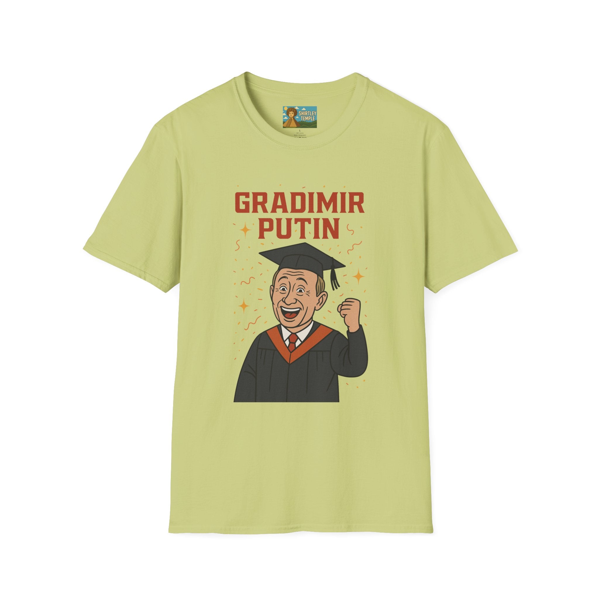 Gradimir Putin funny shirt wordplay vladimir putin graduating