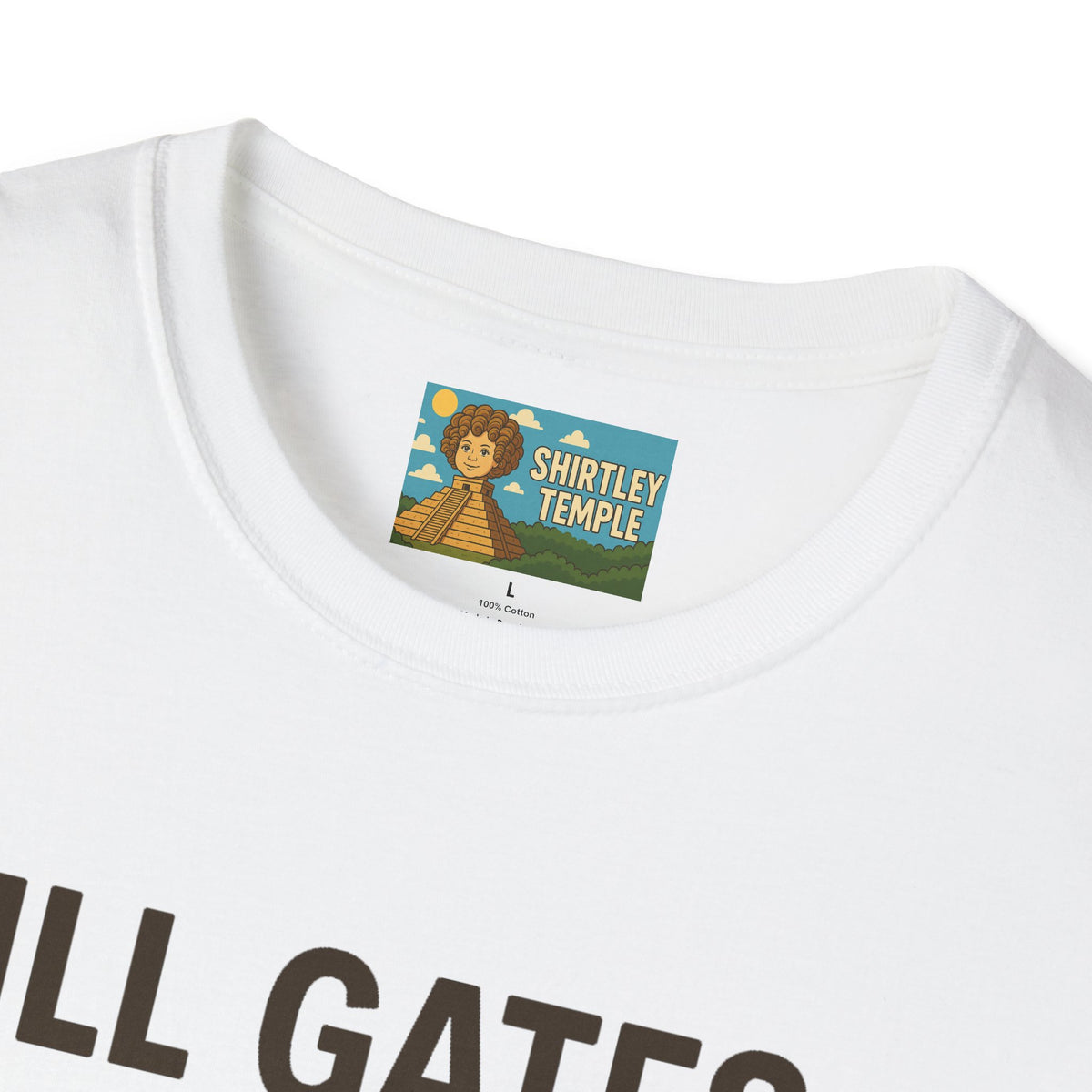 Ill Gates Funny T-Shirt, Bill Gates Parody Tee, Comedy Apparel, Unisex Softstyle Shirt