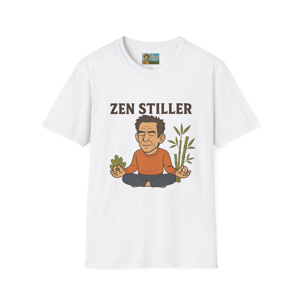 Zen Stiller Softstyle T-Shirt, Ben Tribute Actor Wordplay Tee, Laugh Gift Idea