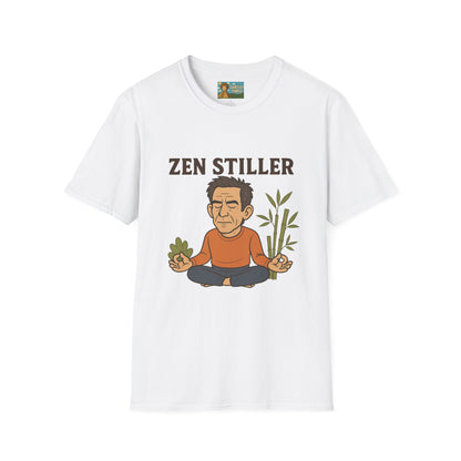 Zen Stiller Softstyle T-Shirt, Ben Tribute Actor Wordplay Tee, Laugh Gift Idea