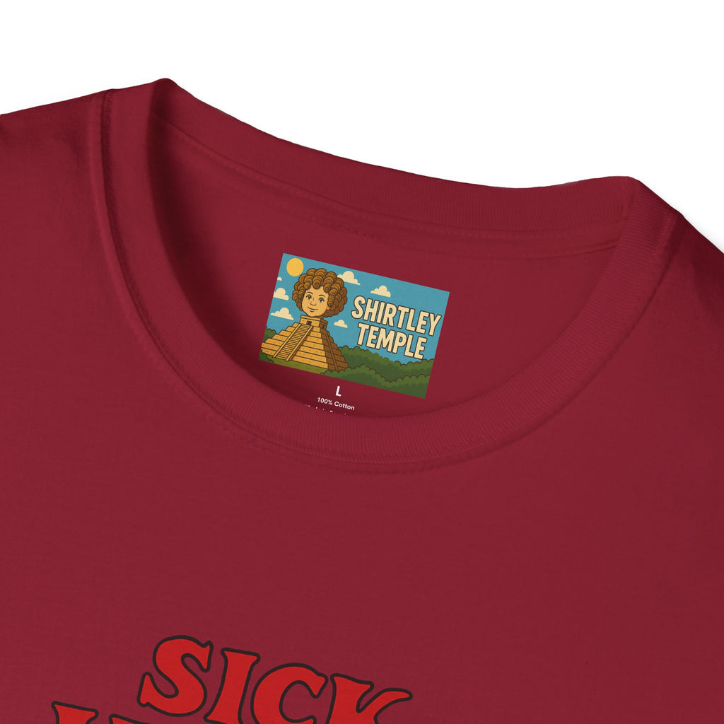 Sick Jagger funny shirt parody comedy tribute sick singer mick wordplay
