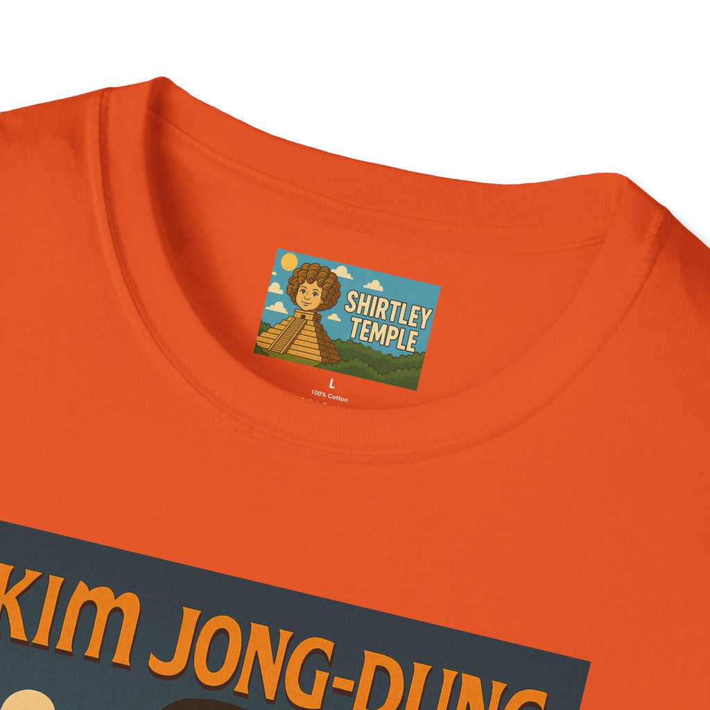 Kim Jong-Dune Funny T-Shirt, Mashup Wordplay Shirt, Sandworm Movie Tee, Unisex Softstyle Top, Kim Jong Un Fan, Dune Lover Gift
