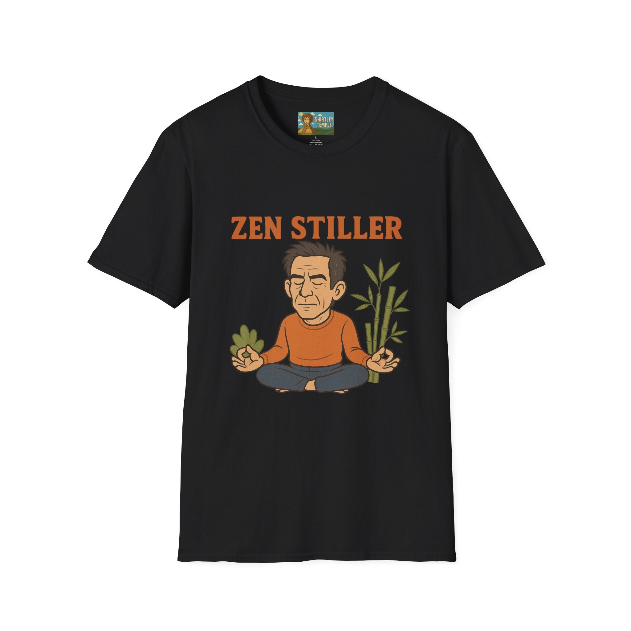 Zen Stiller Softstyle T-Shirt, Ben Tribute Actor Wordplay Tee, Laugh Gift Idea