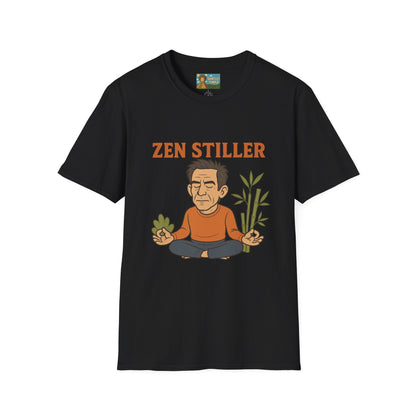 Zen Stiller Softstyle T-Shirt, Ben Tribute Actor Wordplay Tee, Laugh Gift Idea