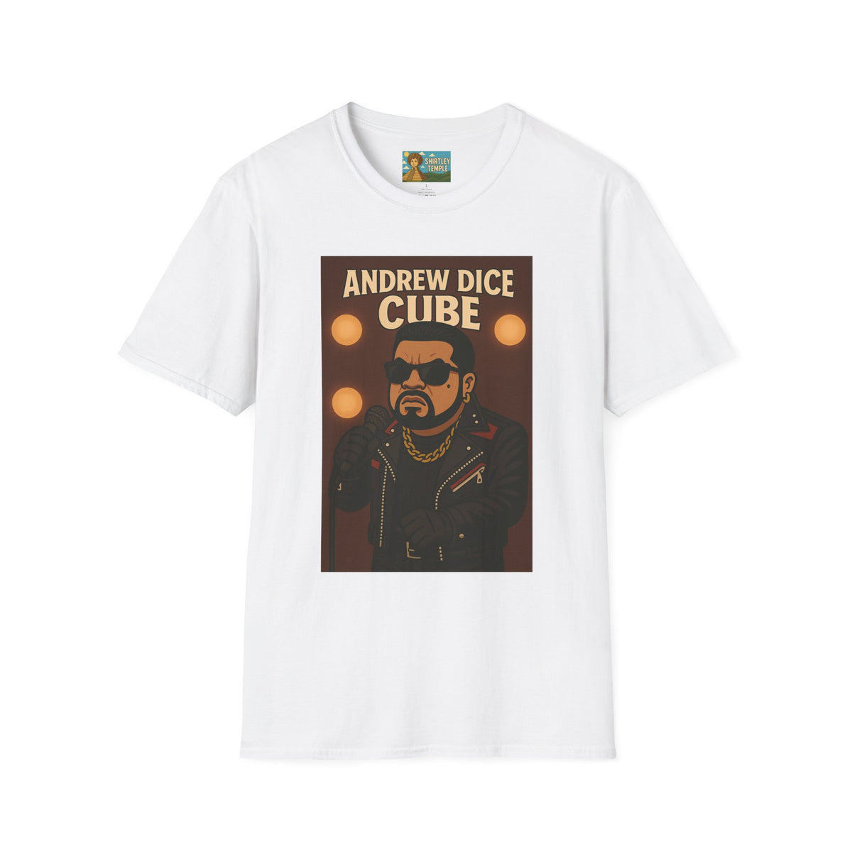 Andrew Dice Cube funny mashup Comedian T-Shirt, Humorous Wordplay Tee, Unisex Softstyle Top