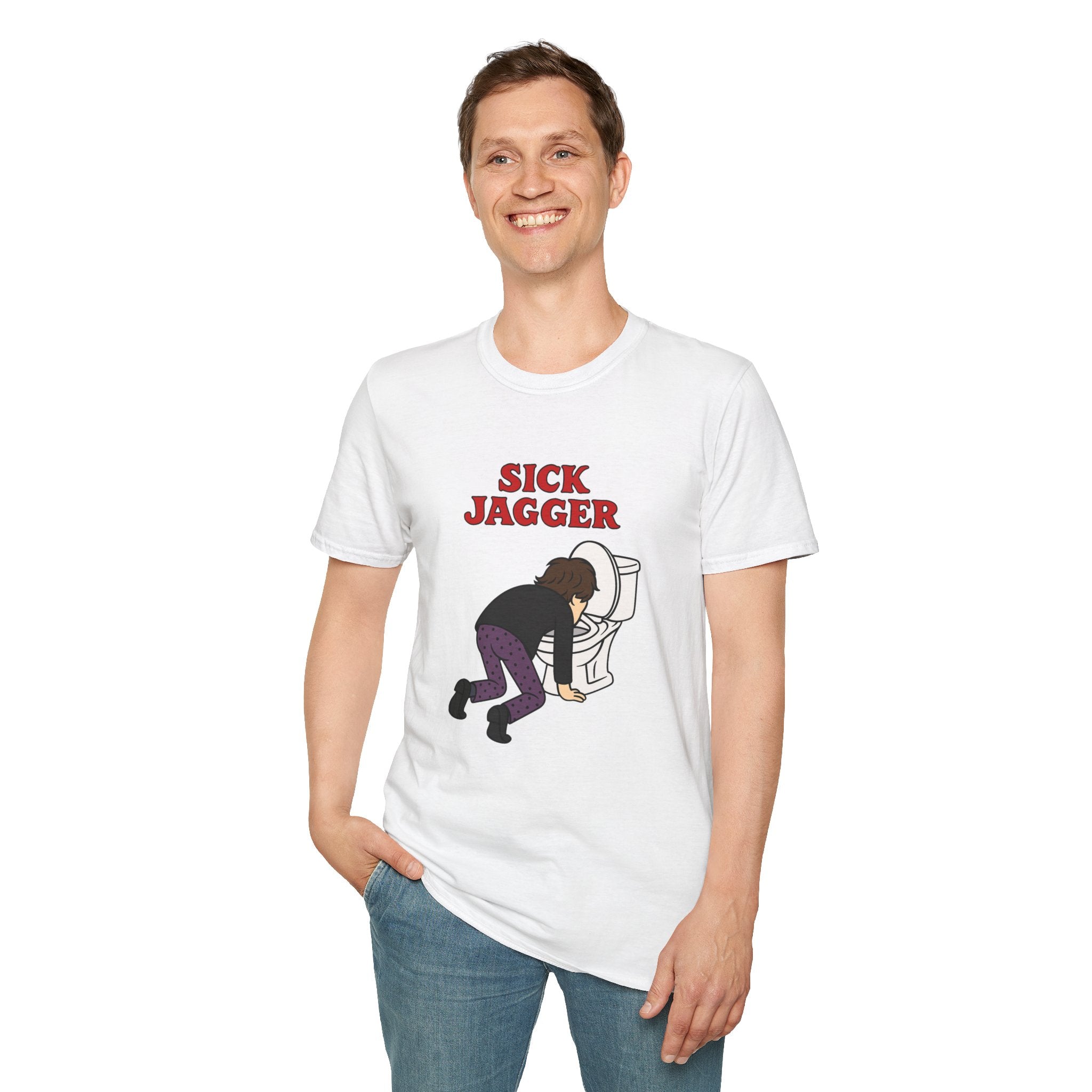 Sick Jagger funny shirt parody comedy tribute sick singer mick wordplay