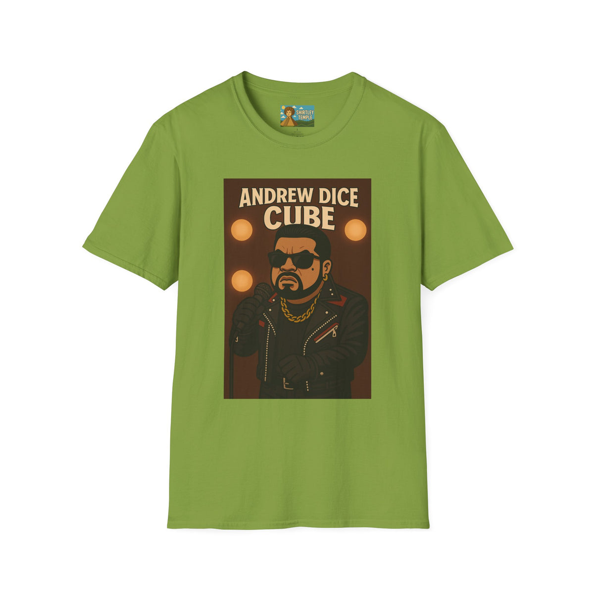 Andrew Dice Cube funny mashup Comedian T-Shirt, Humorous Wordplay Tee, Unisex Softstyle Top