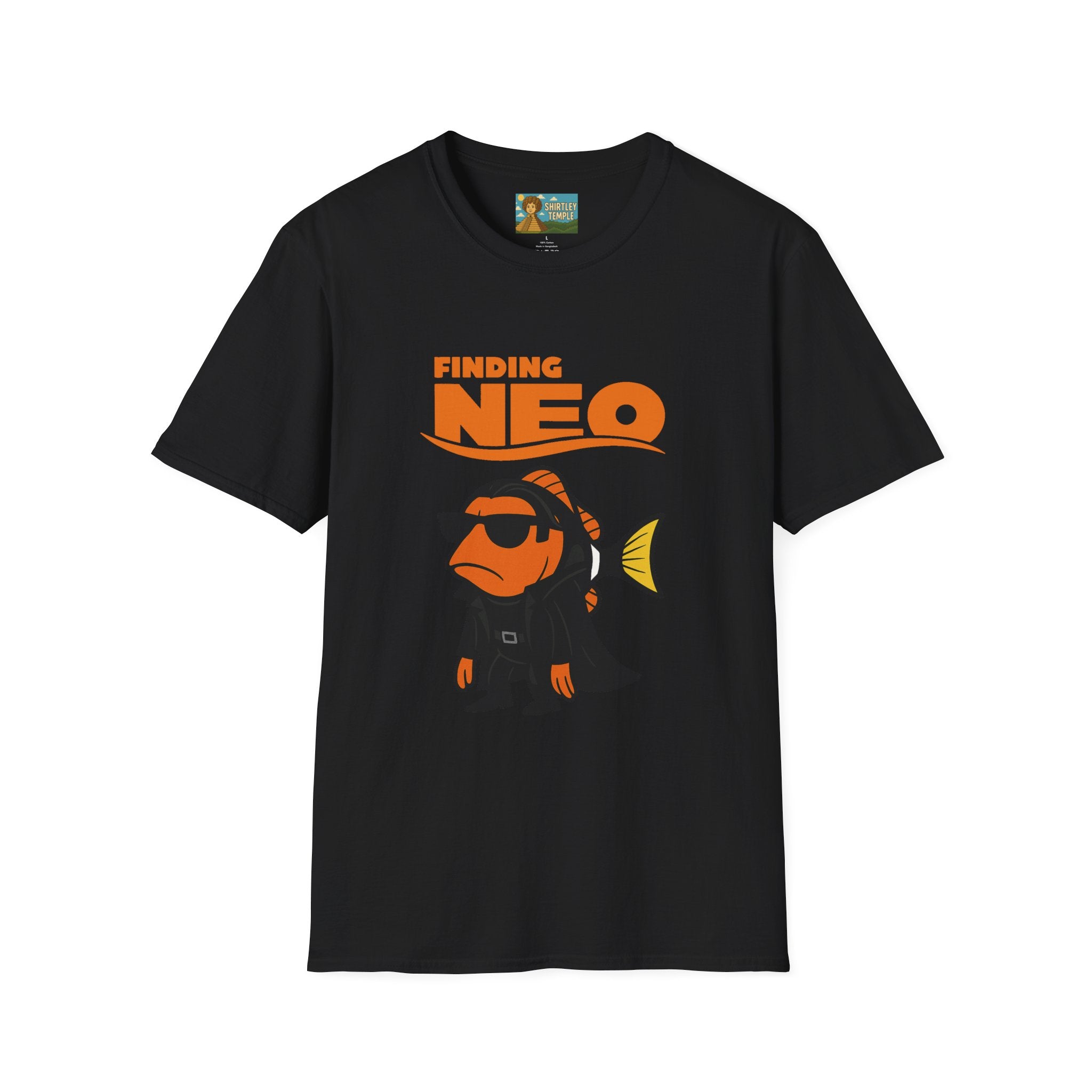 Finding Neo funny mashup shirt matrix and finding nemo