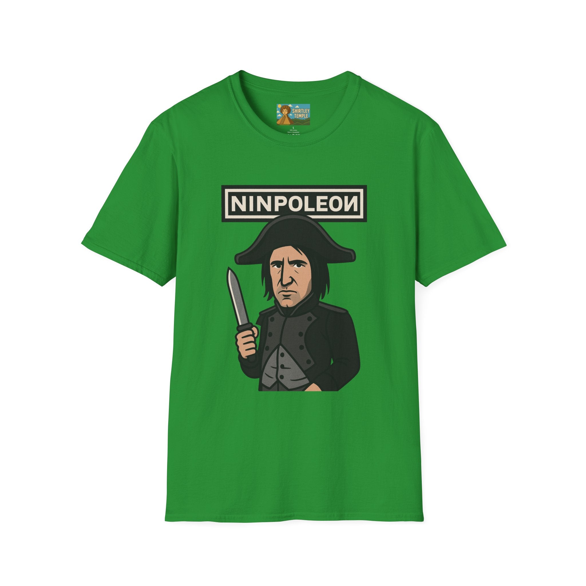 Ninpoleon ver. 2 Funny Shirt, Napoleon Trent Reznor Mashup Parody, Unisex Softstyle Tee, Nine Inch Nails, Wordplay
