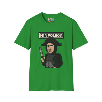 Ninpoleon ver. 2 Funny Shirt, Napoleon Trent Reznor Mashup Parody, Unisex Softstyle Tee, Nine Inch Nails, Wordplay