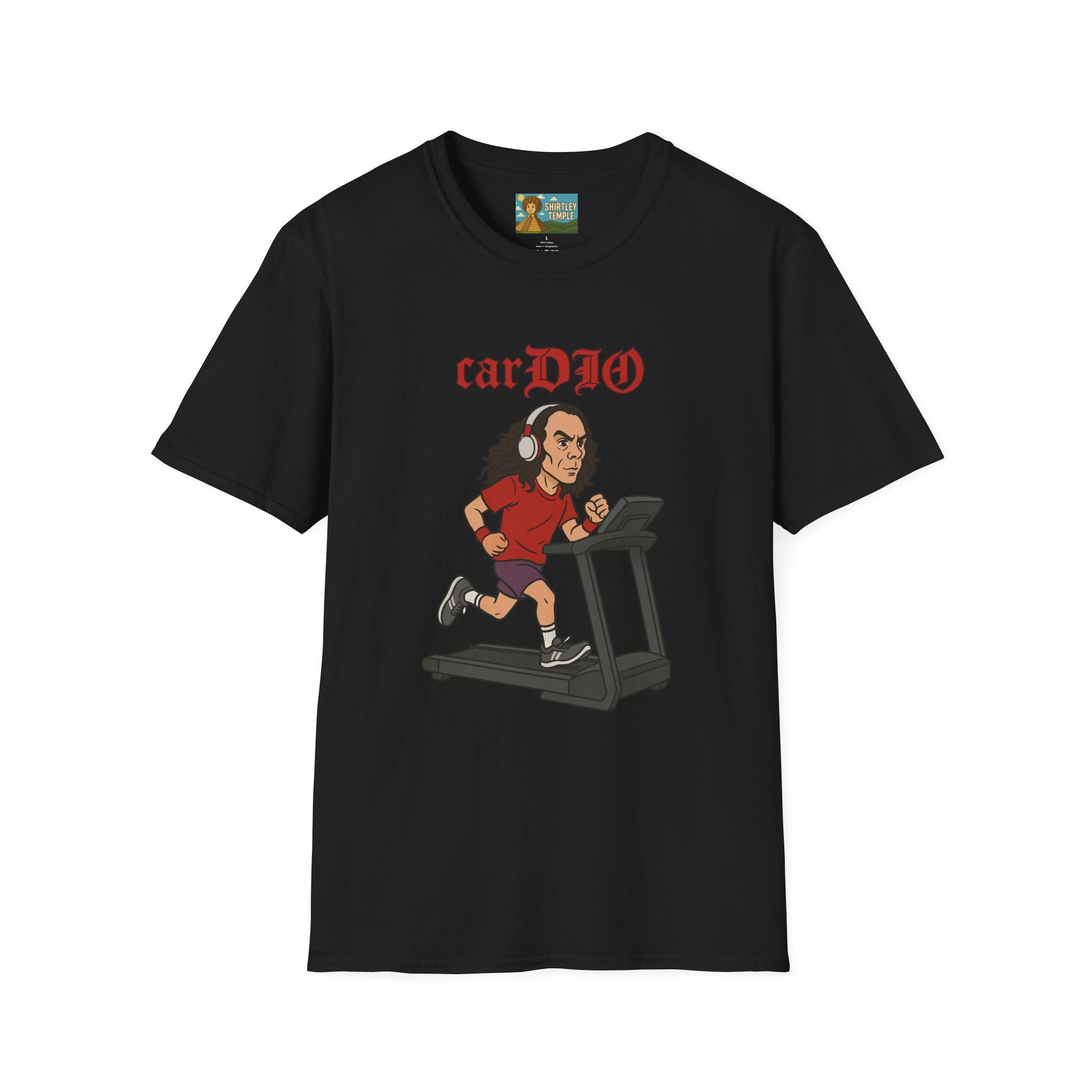 CarDIO funny Parody Unisex T-Shirt, Workout Apparel, Comedy Tribute Tee, Dio Treadmill Shirt, Gym Humor Top