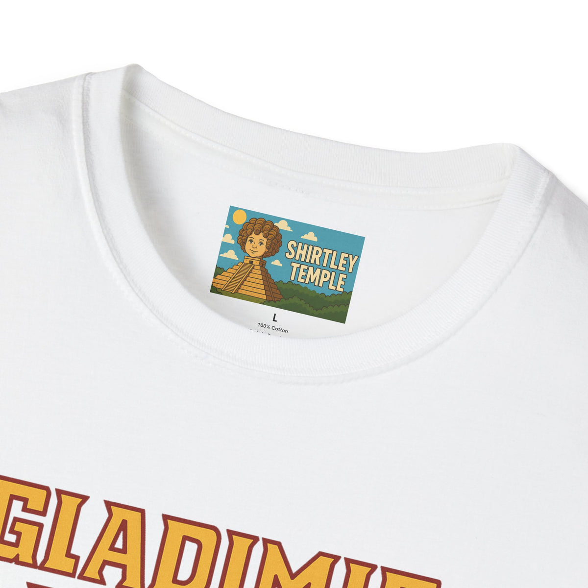 Gladimir Putin funny shirt wordplay vladimir putin being glad
