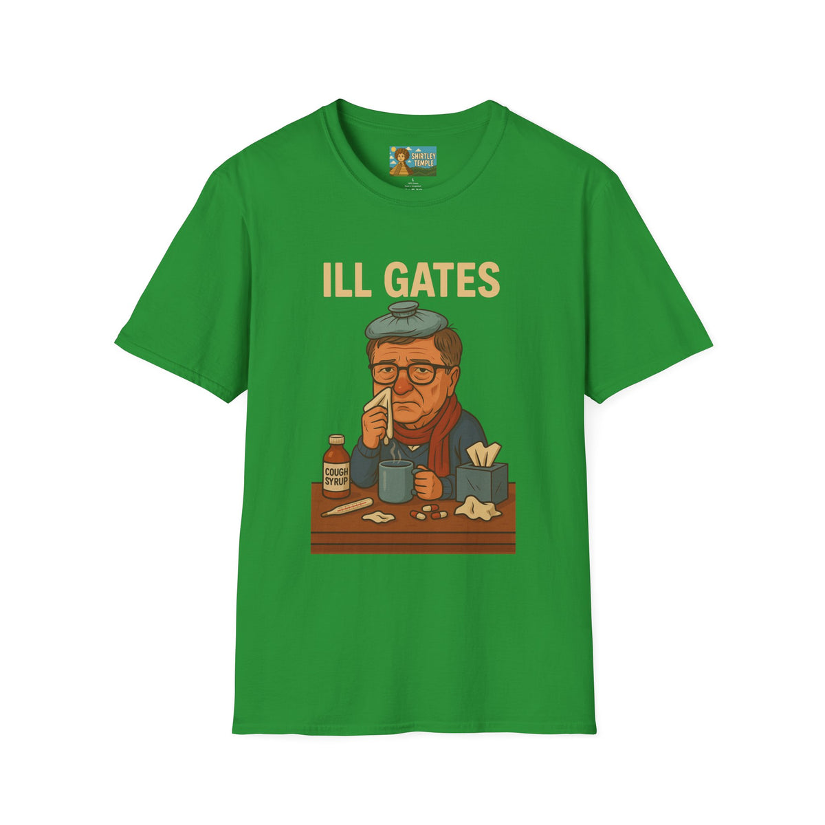 Ill Gates Funny T-Shirt, Bill Gates Parody Tee, Comedy Apparel, Unisex Softstyle Shirt