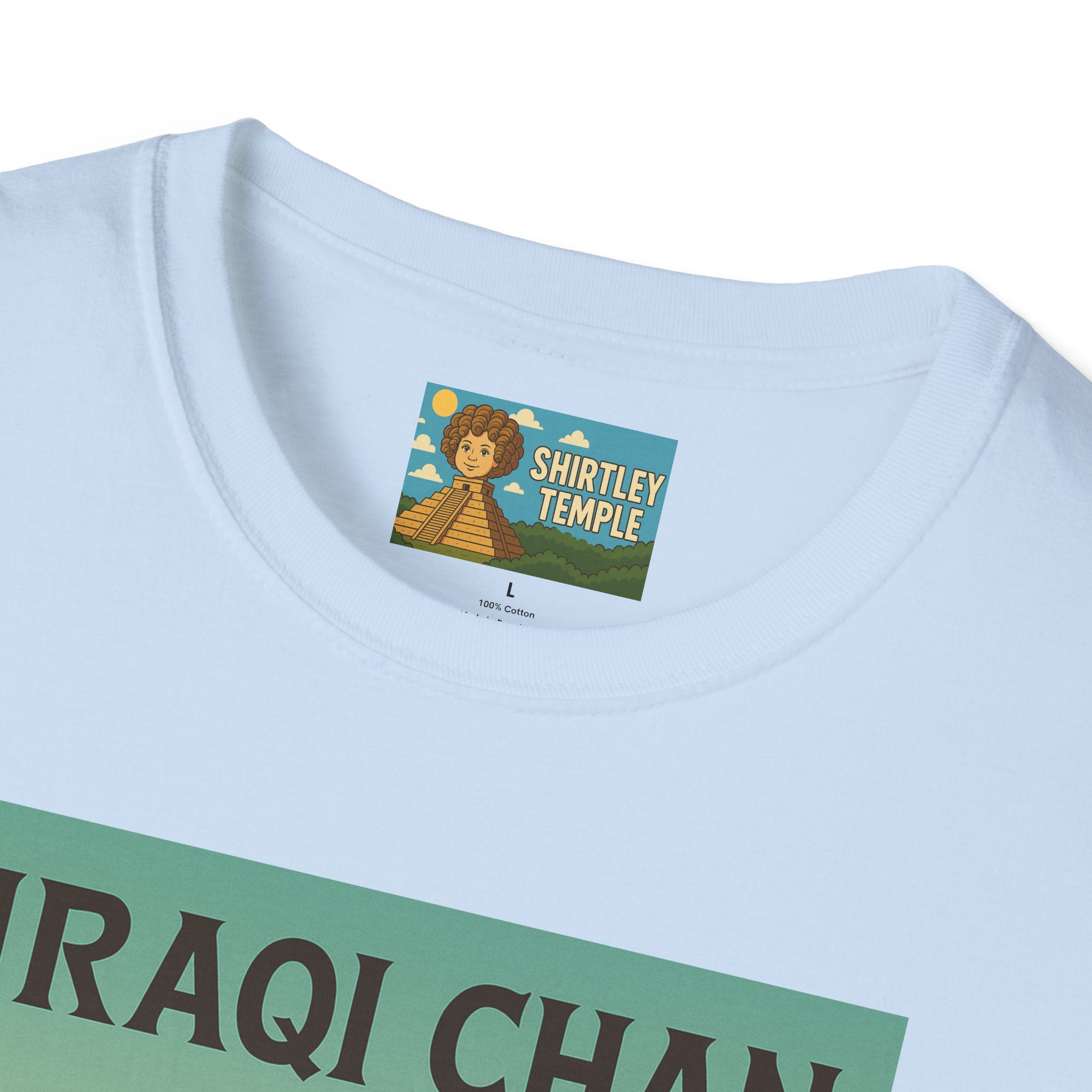 Iraqi Chan Unisex T-Shirt, Funny Jackie Chan Parody Apparel, Comedy Tribute Tee, Mashup Shirt