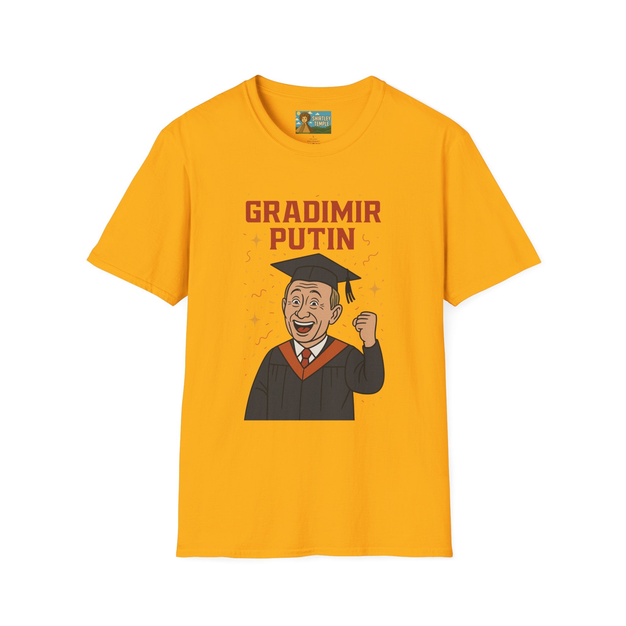 Gradimir Putin funny shirt wordplay vladimir putin graduating