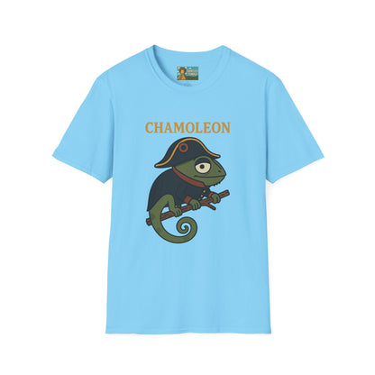 Chamoleon Funny Wordplay Parody Unisex T-Shirt, Napoleon Bonaparte Chameleon Tee Shirt Apparel