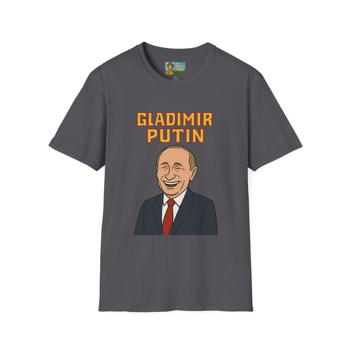 Gladimir Putin funny shirt wordplay vladimir putin being glad